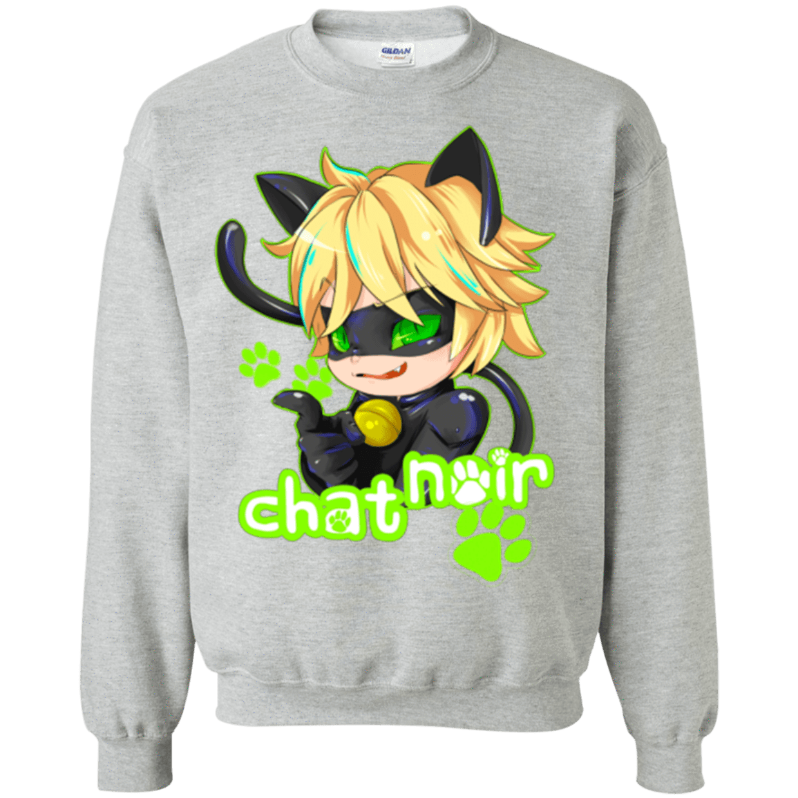 Sweatshirts Sport Grey / Small Chat Noir Crewneck Sweatshirt