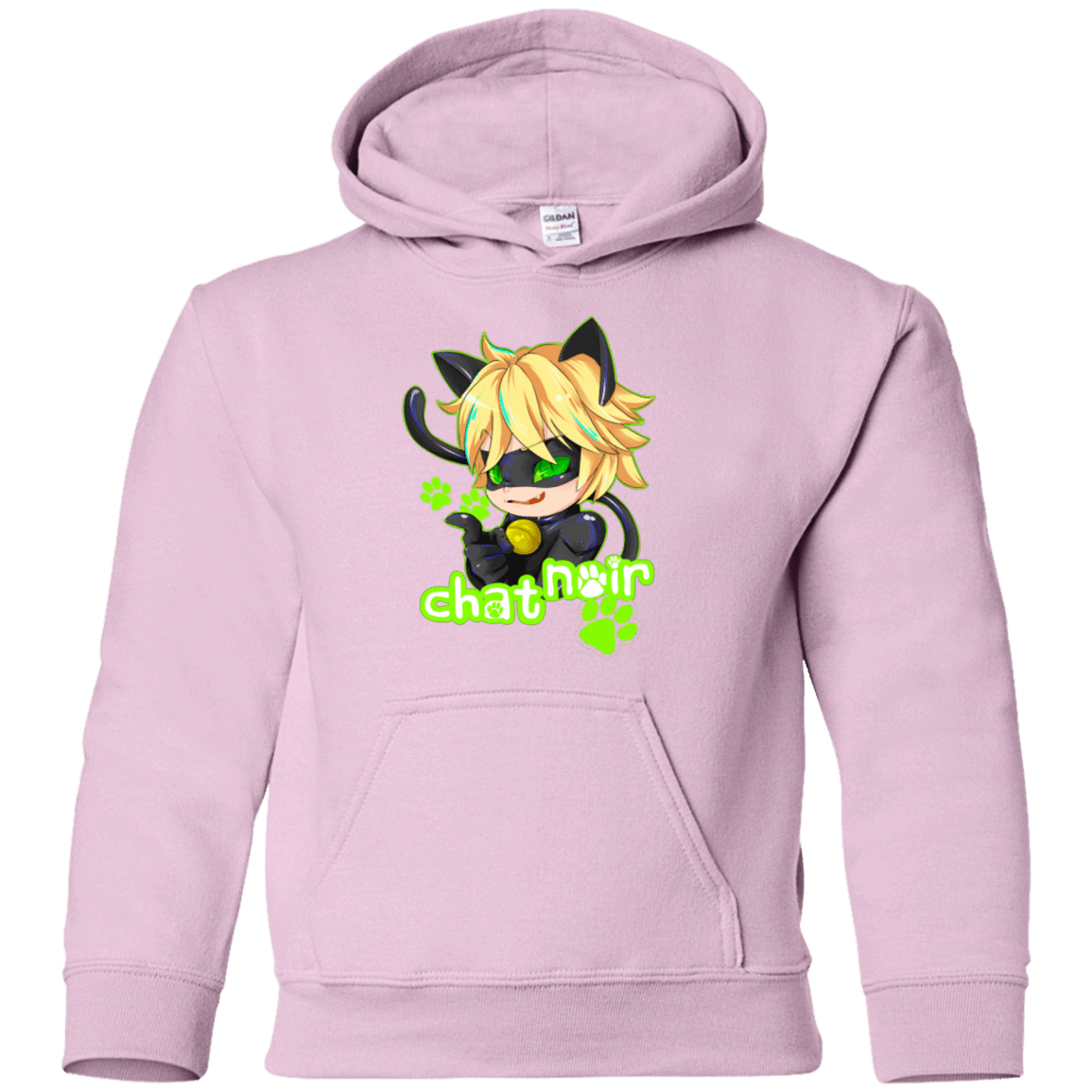 Sweatshirts Light Pink / YS Chat Noir Youth Hoodie