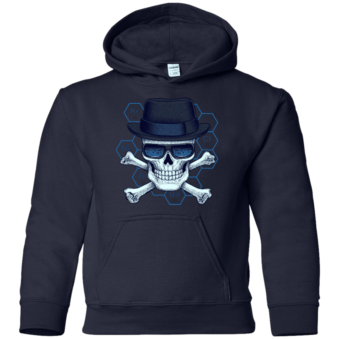 Sweatshirts Navy / YS Chemical head Youth Hoodie