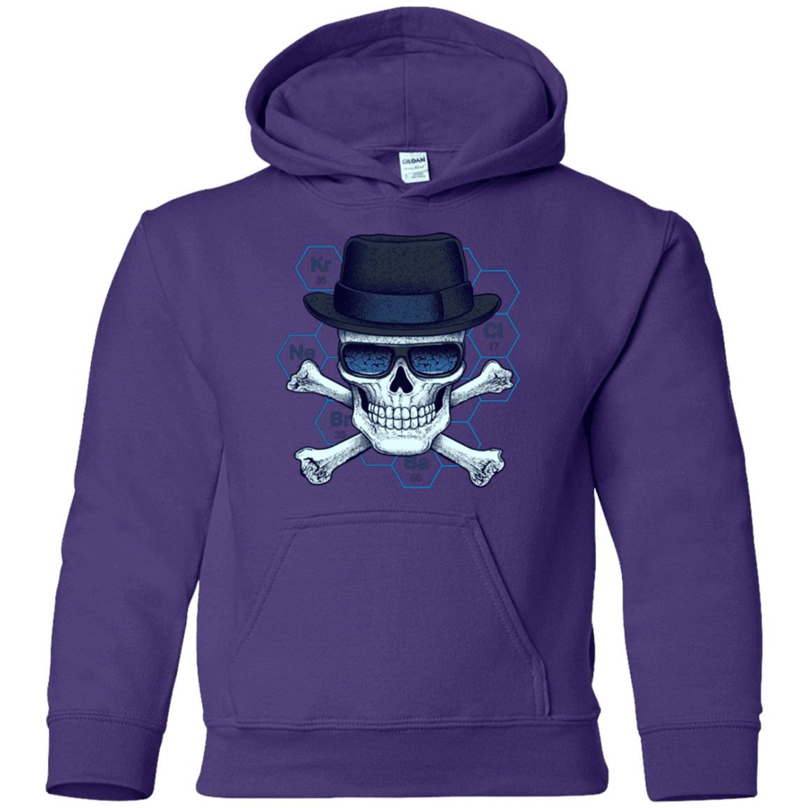 Sweatshirts Purple / YS Chemical head Youth Hoodie