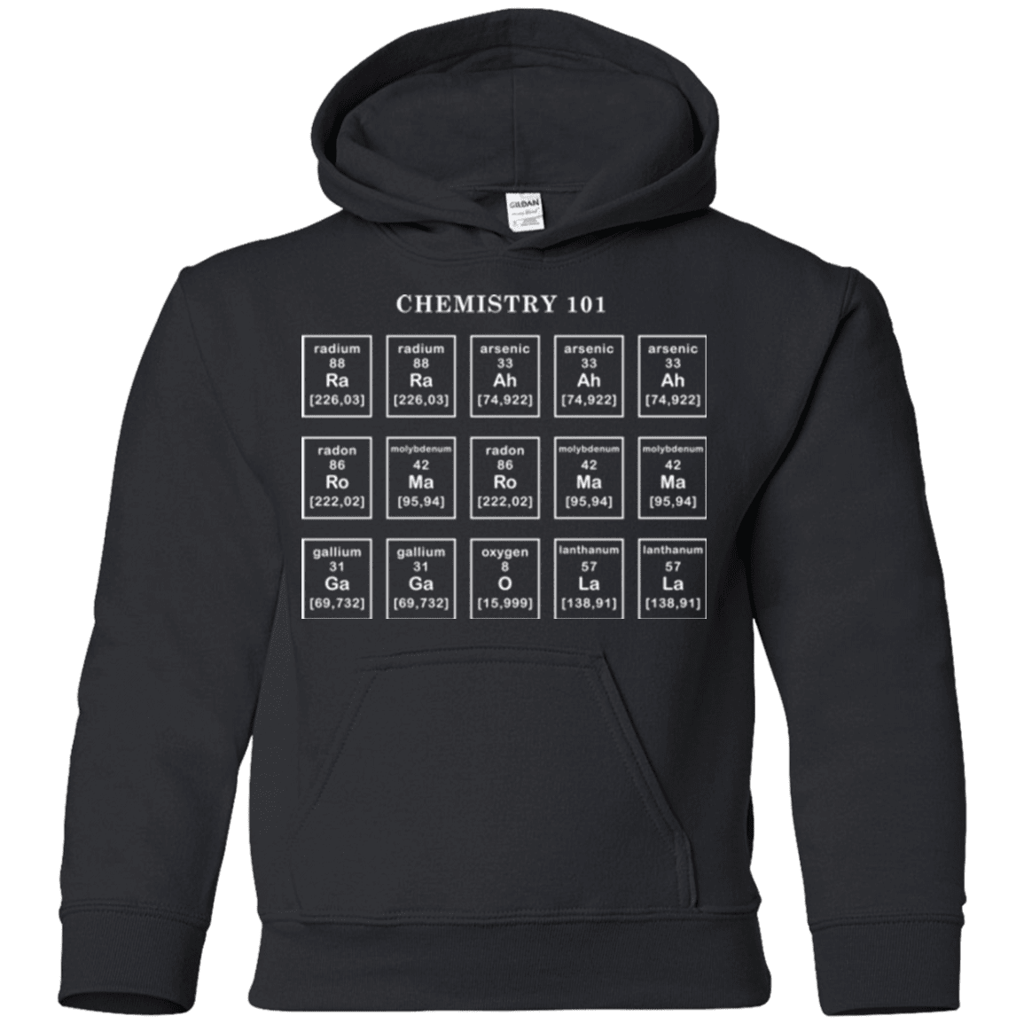 Sweatshirts Black / YS Chemistry Lesson Youth Hoodie