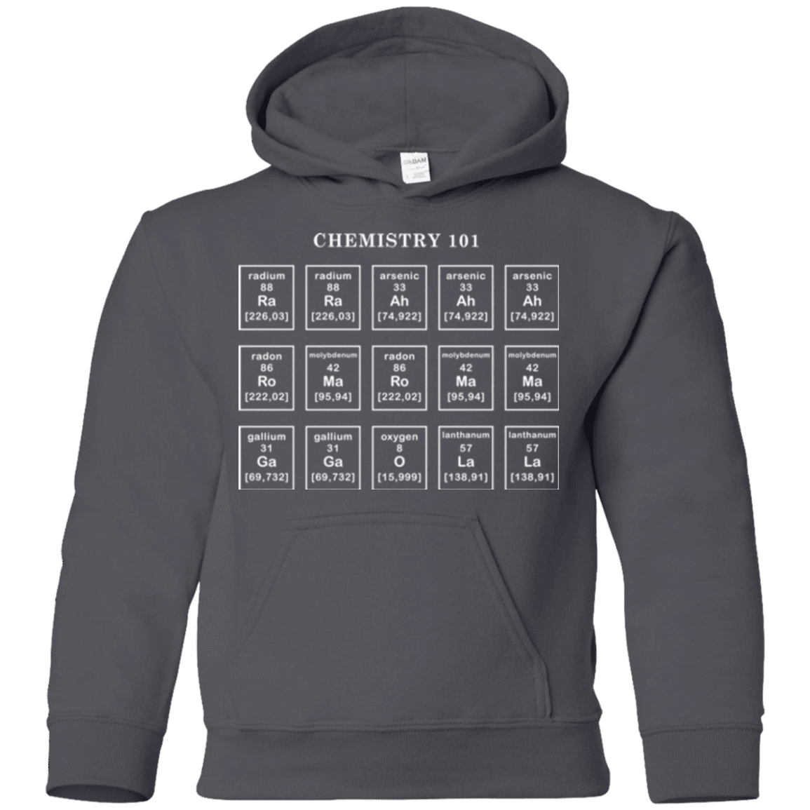Sweatshirts Charcoal / YS Chemistry Lesson Youth Hoodie