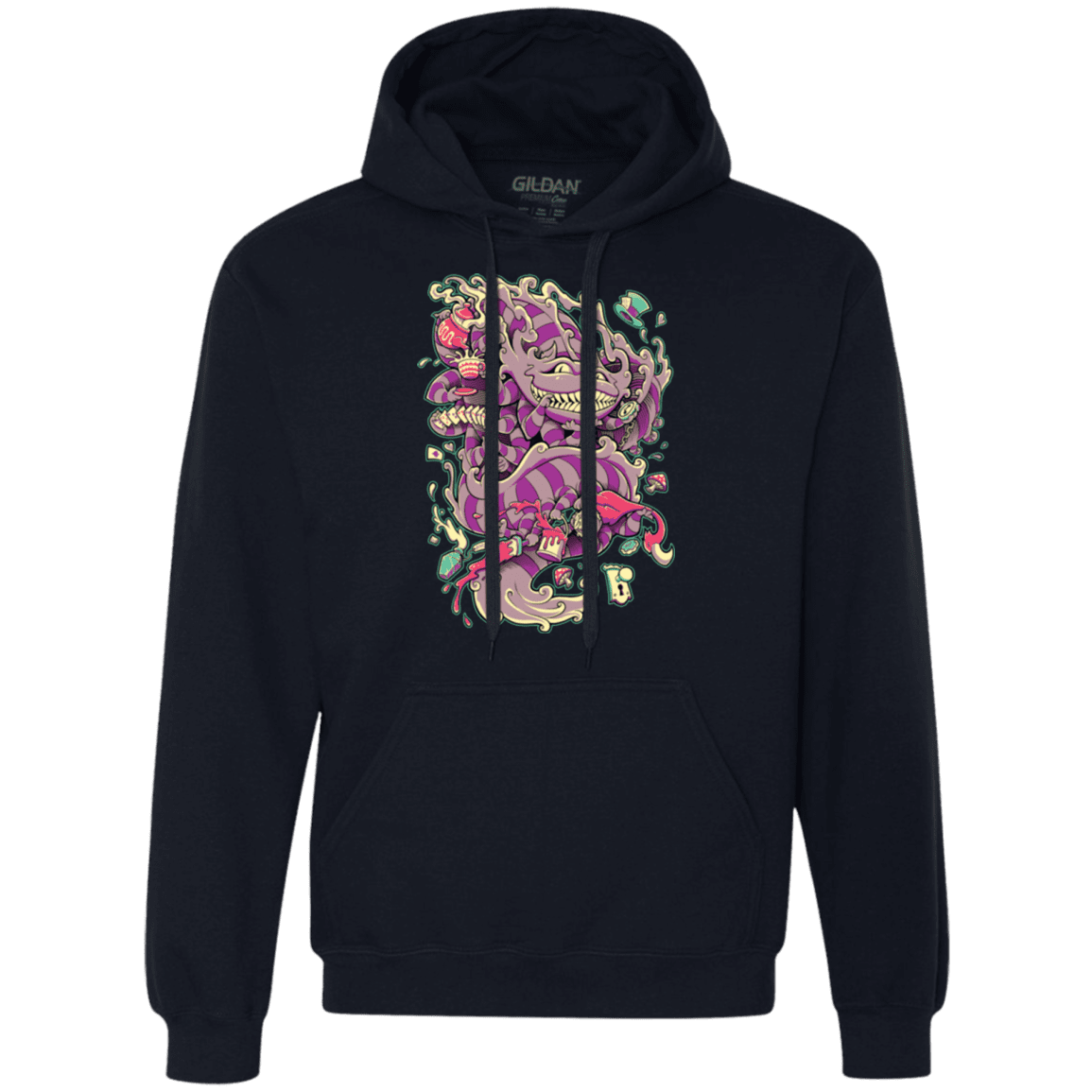 Sweatshirts Navy / Small Cheshire Dragon Premium Fleece Hoodie