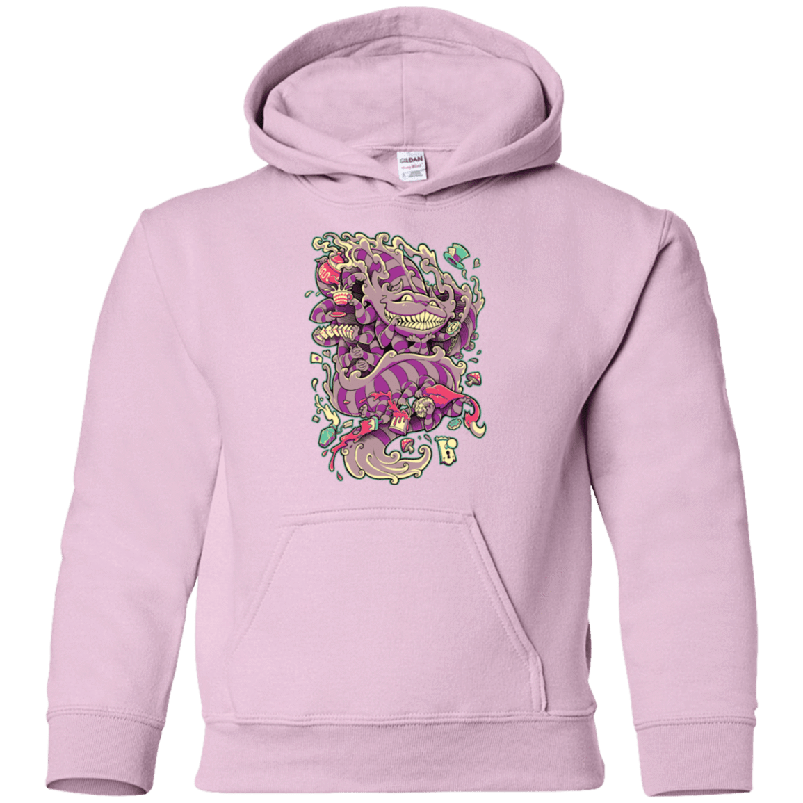 Sweatshirts Light Pink / YS Cheshire Dragon Youth Hoodie