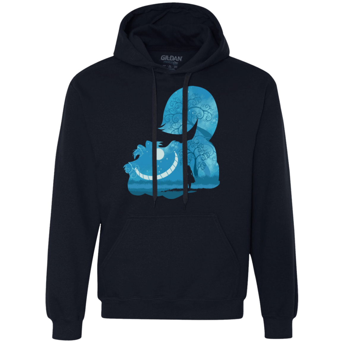 Sweatshirts Navy / S Cheshire Portrait Premium Fleece Hoodie