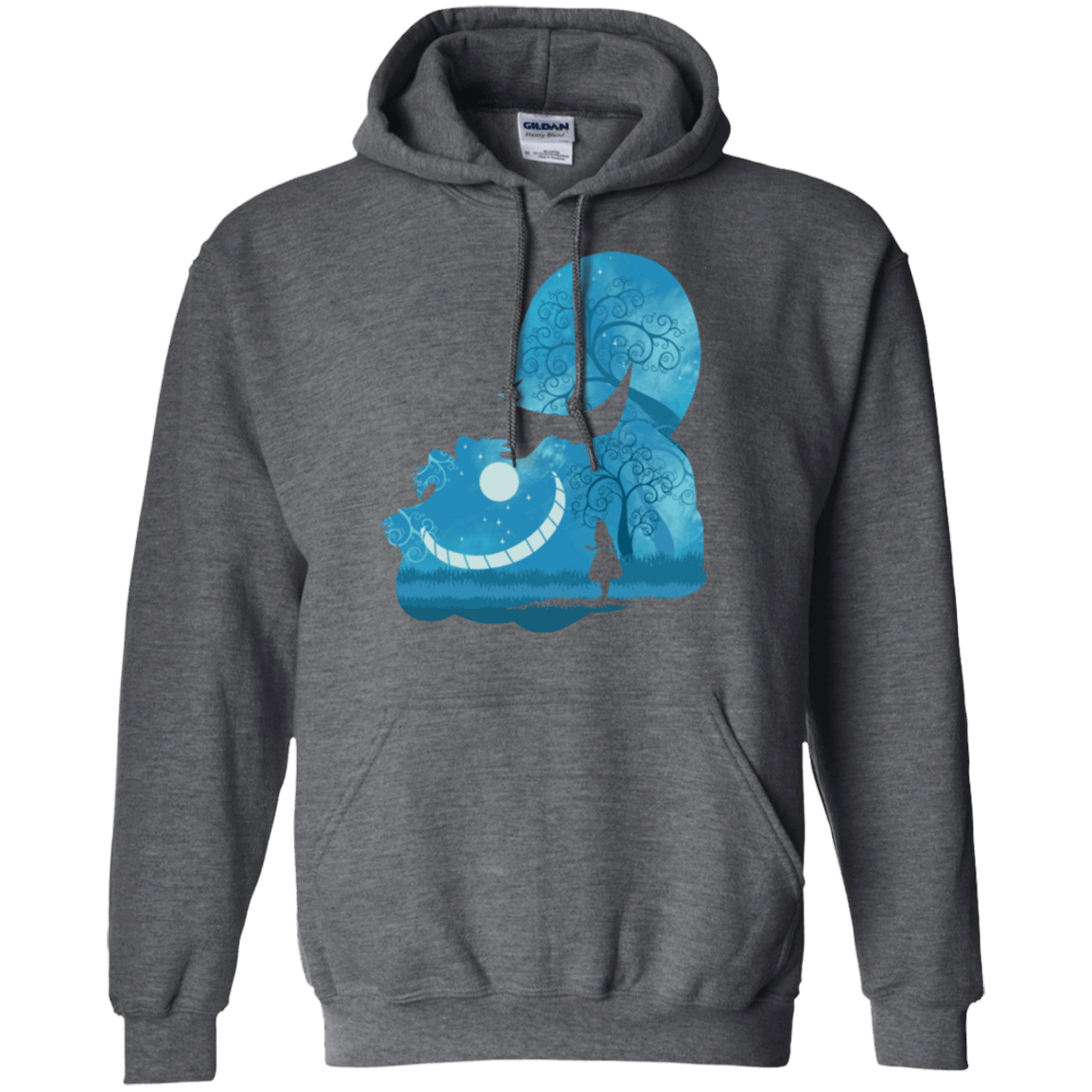 Sweatshirts Dark Heather / S Cheshire Portrait Pullover Hoodie