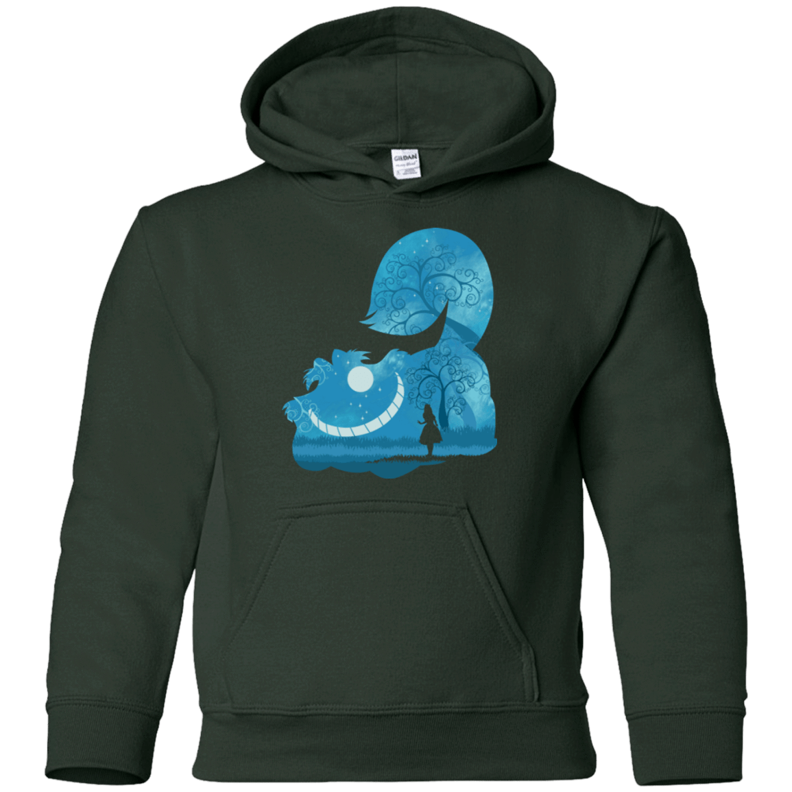 Sweatshirts Forest Green / YS Cheshire Portrait Youth Hoodie