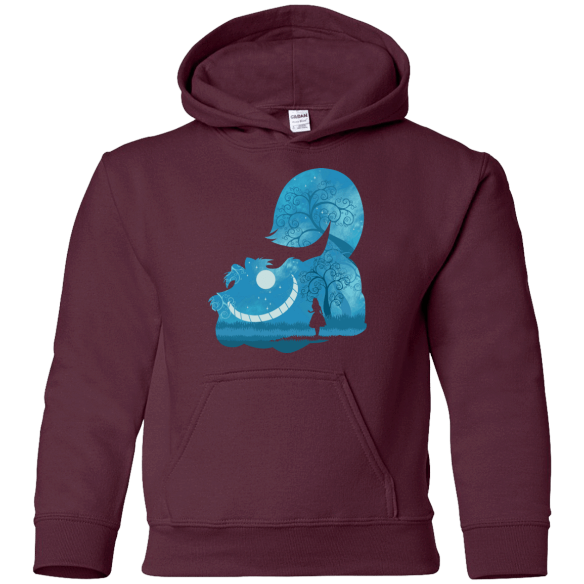 Sweatshirts Maroon / YS Cheshire Portrait Youth Hoodie