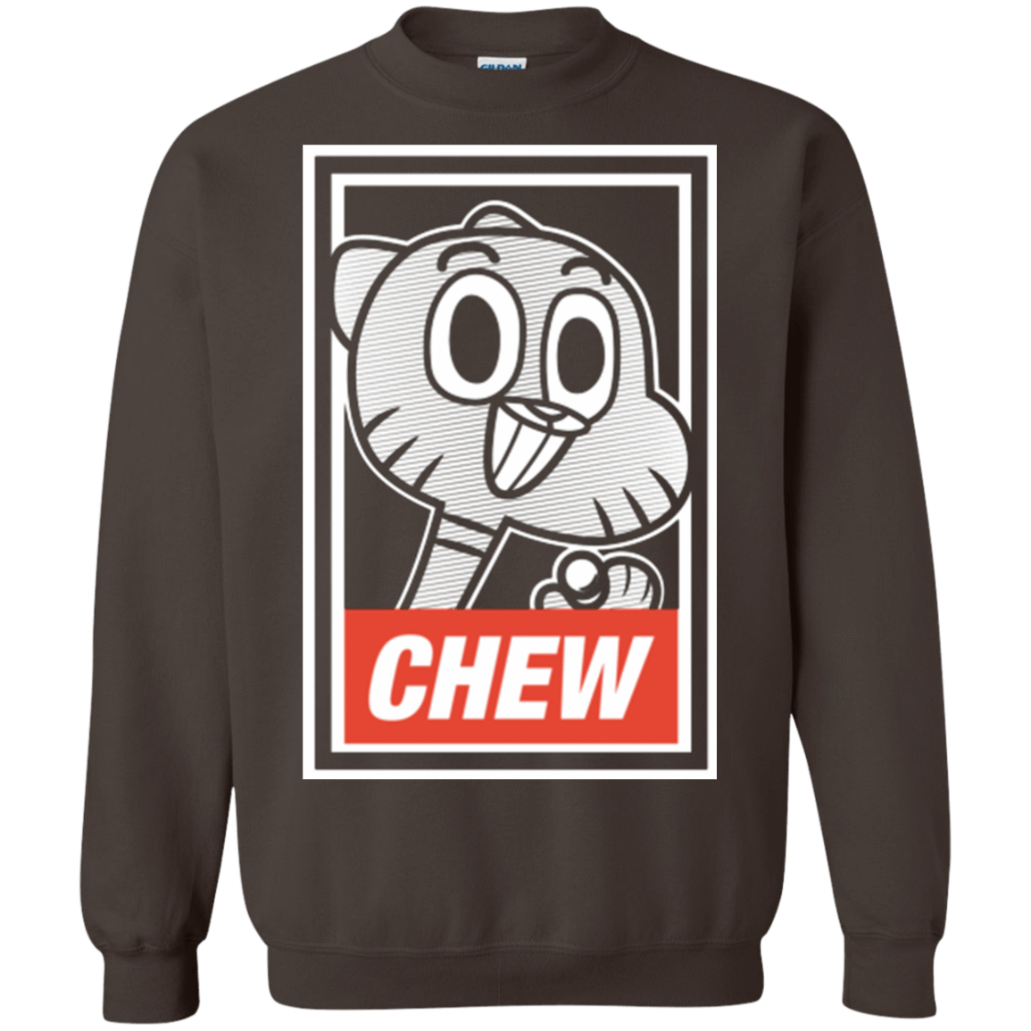 Sweatshirts Dark Chocolate / Small CHEW Crewneck Sweatshirt