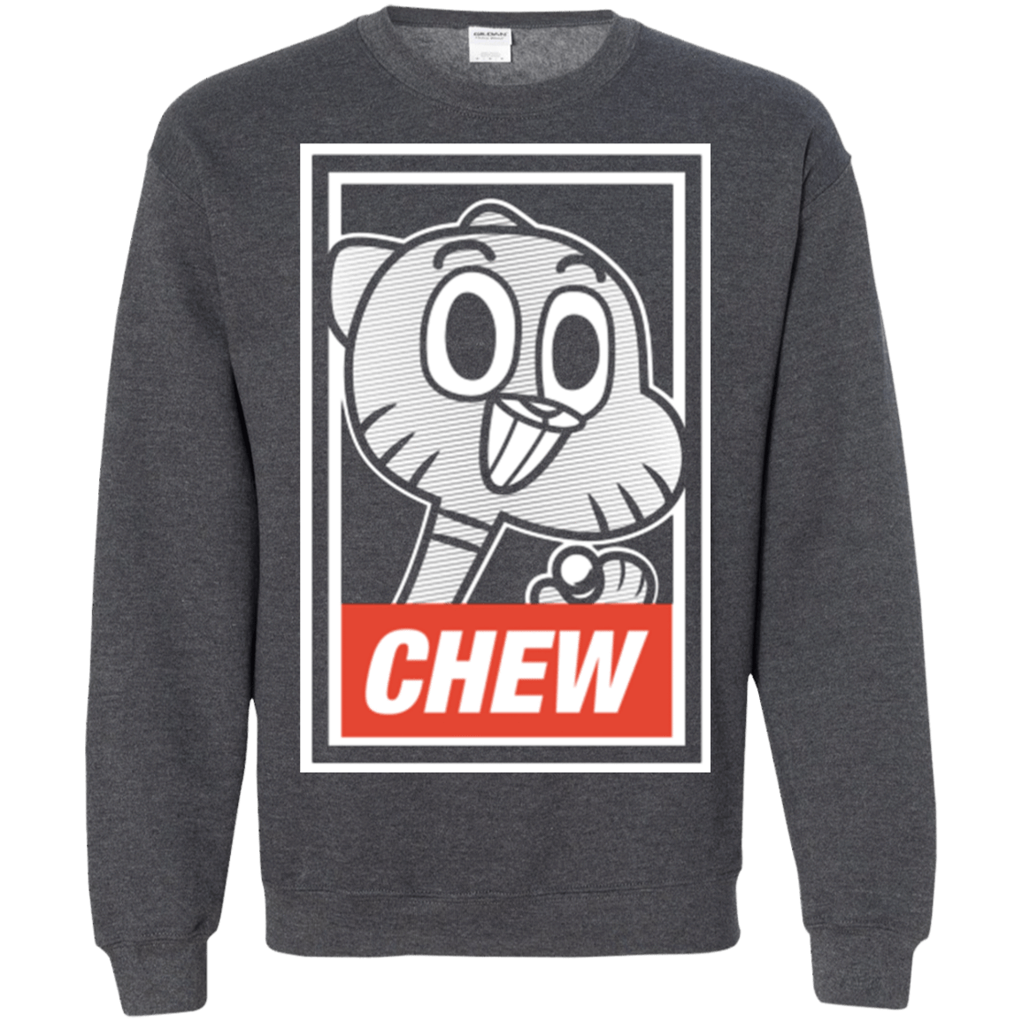 Sweatshirts Dark Heather / Small CHEW Crewneck Sweatshirt