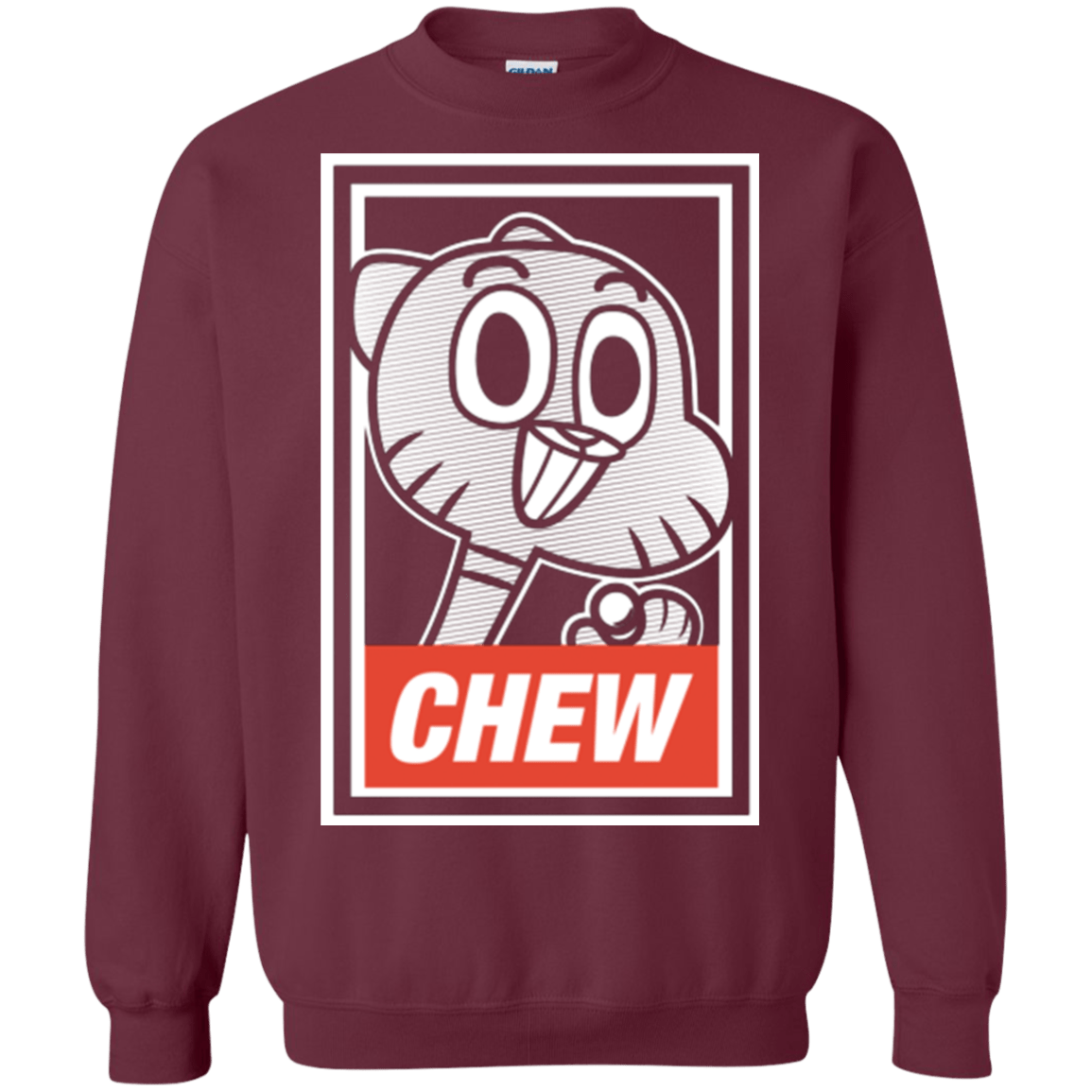 Sweatshirts Maroon / Small CHEW Crewneck Sweatshirt