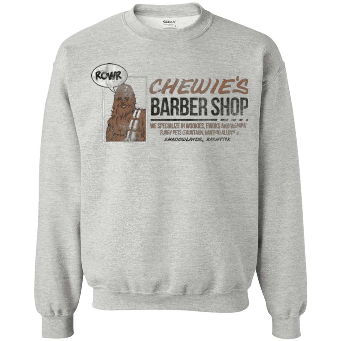 Sweatshirts Ash / Small Chewie's Barber Shop Crewneck Sweatshirt