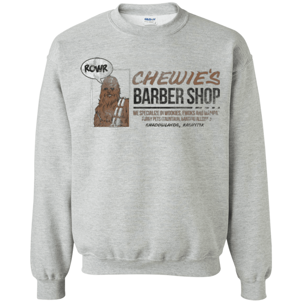 Sweatshirts Sport Grey / Small Chewie's Barber Shop Crewneck Sweatshirt