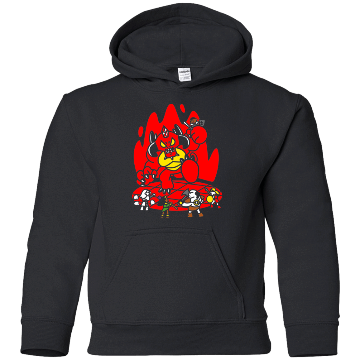 Sweatshirts Black / YS Chibi Battle Diablo Youth Hoodie