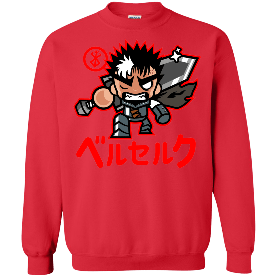 Sweatshirts Red / S ChibiGuts Crewneck Sweatshirt