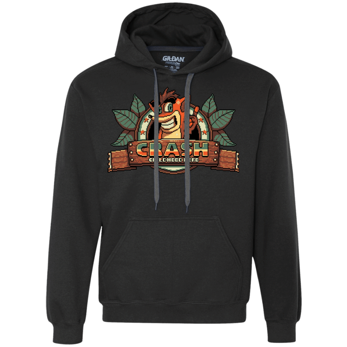 Sweatshirts Black / S Childhood hero Premium Fleece Hoodie