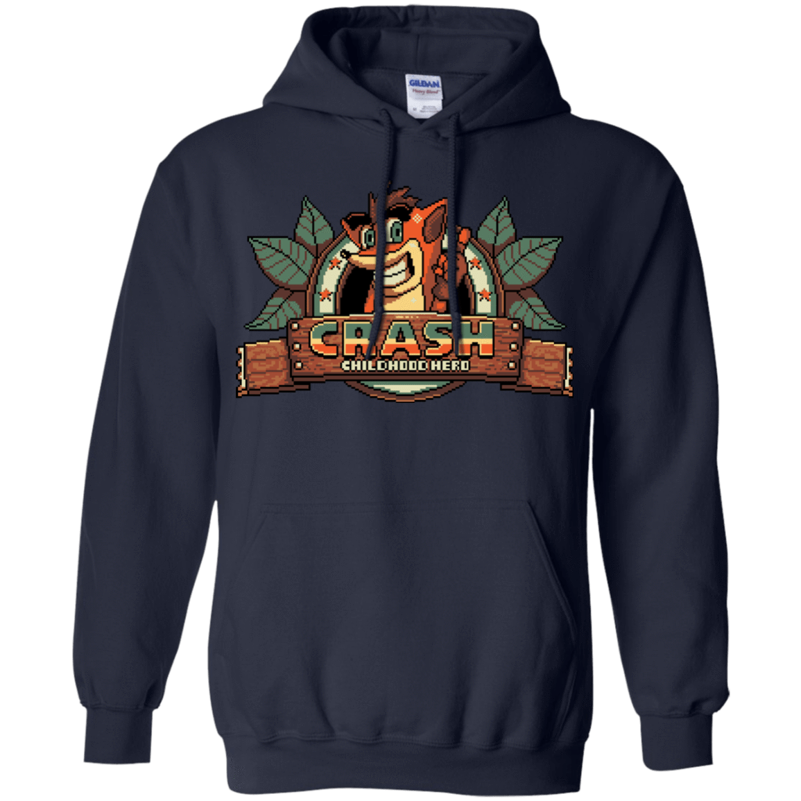 Sweatshirts Navy / S Childhood hero Pullover Hoodie