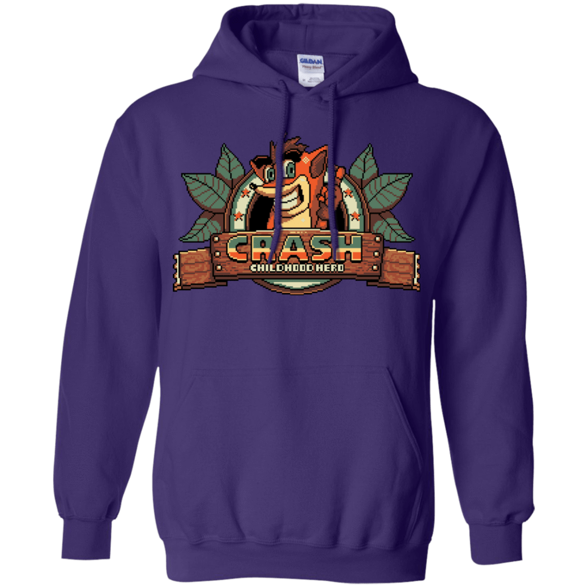 Sweatshirts Purple / S Childhood hero Pullover Hoodie