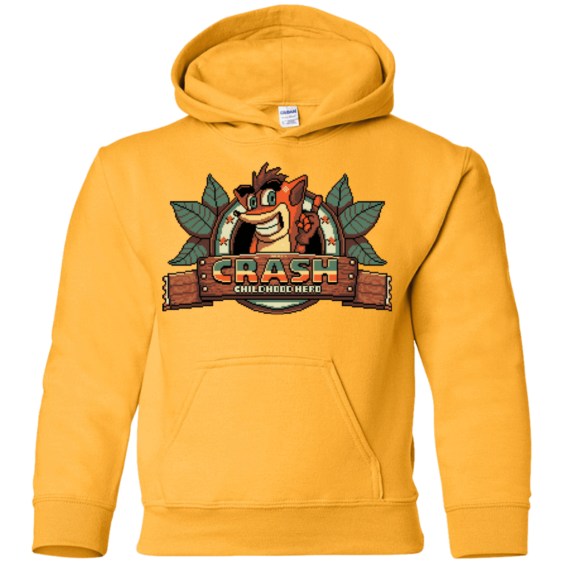 Sweatshirts Gold / YS Childhood hero Youth Hoodie