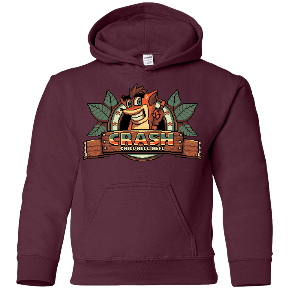 Sweatshirts Maroon / YS Childhood hero Youth Hoodie