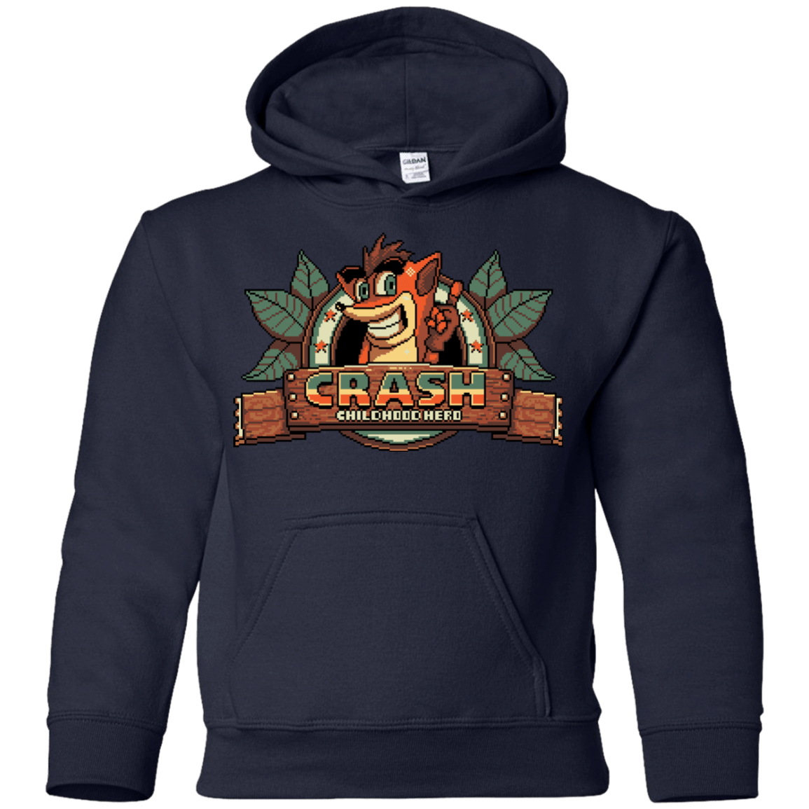 Sweatshirts Navy / YS Childhood hero Youth Hoodie