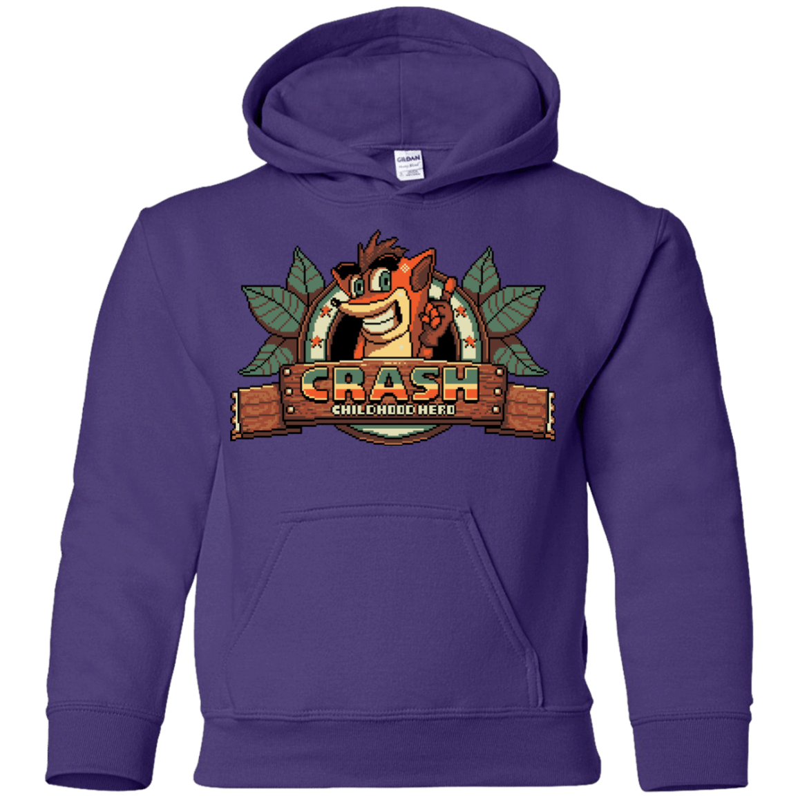 Sweatshirts Purple / YS Childhood hero Youth Hoodie