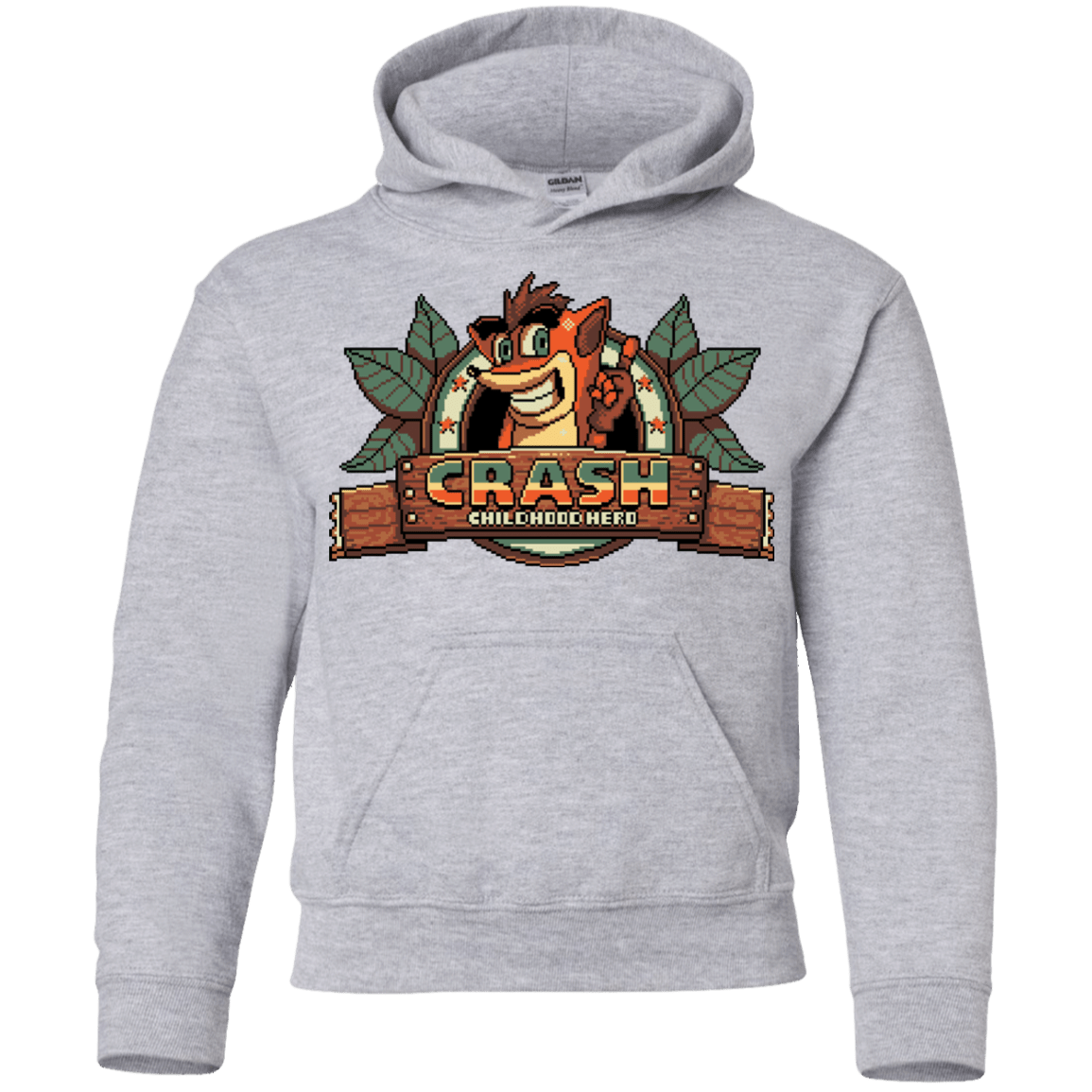 Sweatshirts Sport Grey / YS Childhood hero Youth Hoodie