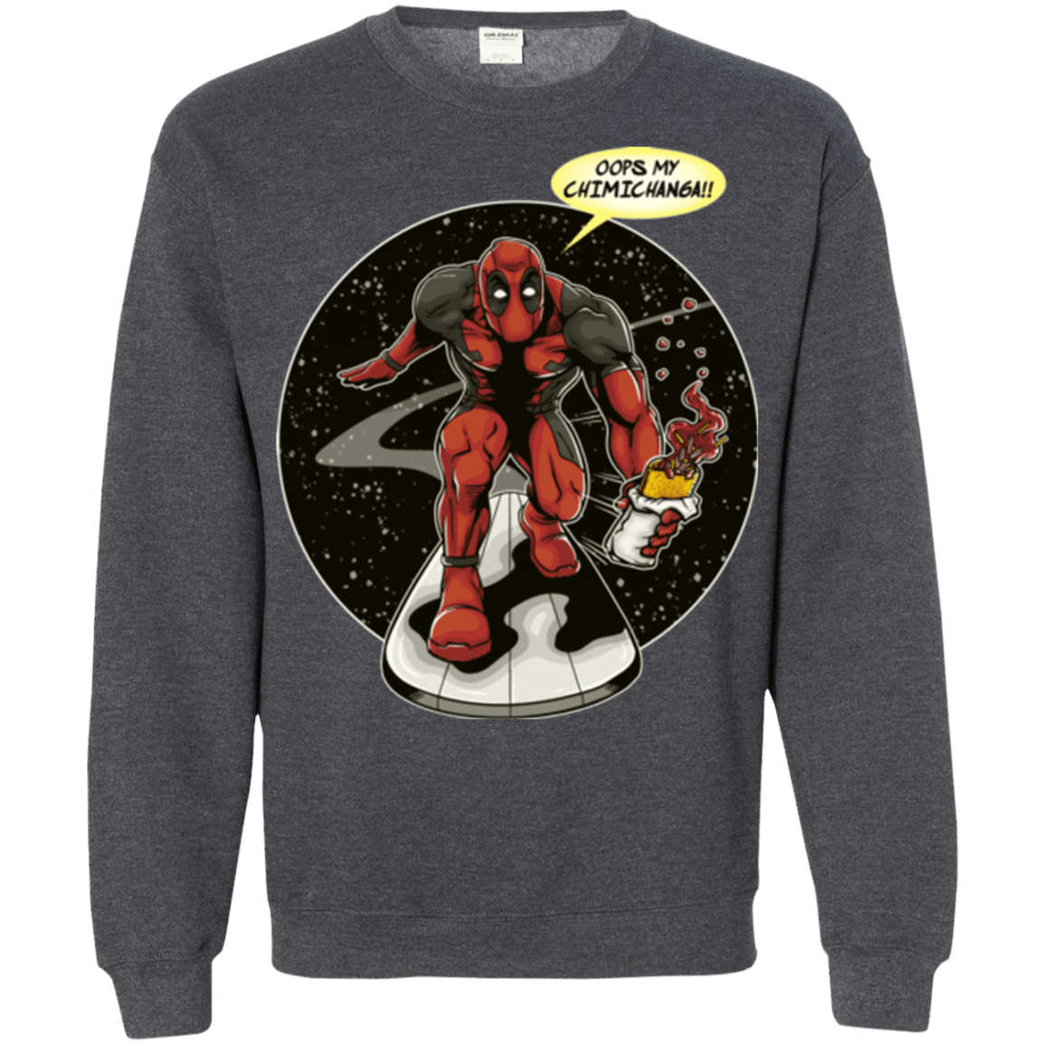 Sweatshirts Dark Heather / Small Chimichanga Surfer Crewneck Sweatshirt