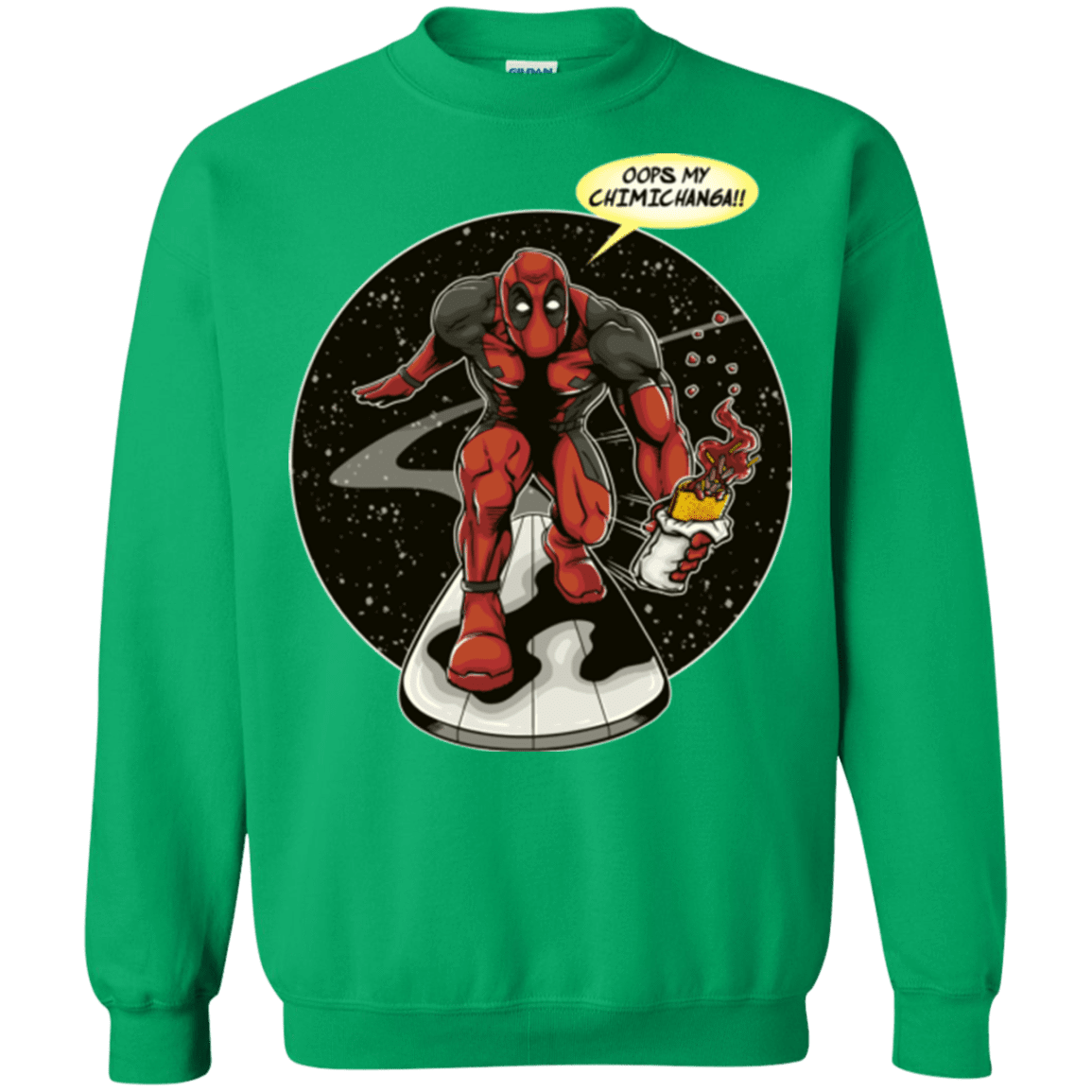 Sweatshirts Irish Green / Small Chimichanga Surfer Crewneck Sweatshirt