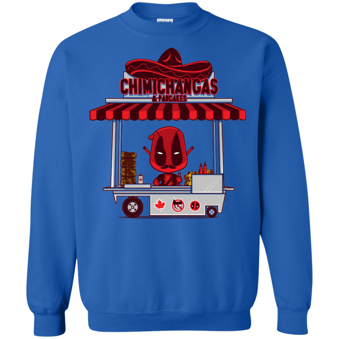 Sweatshirts Royal / S CHIMICHANGAS & PANCAKES Crewneck Sweatshirt