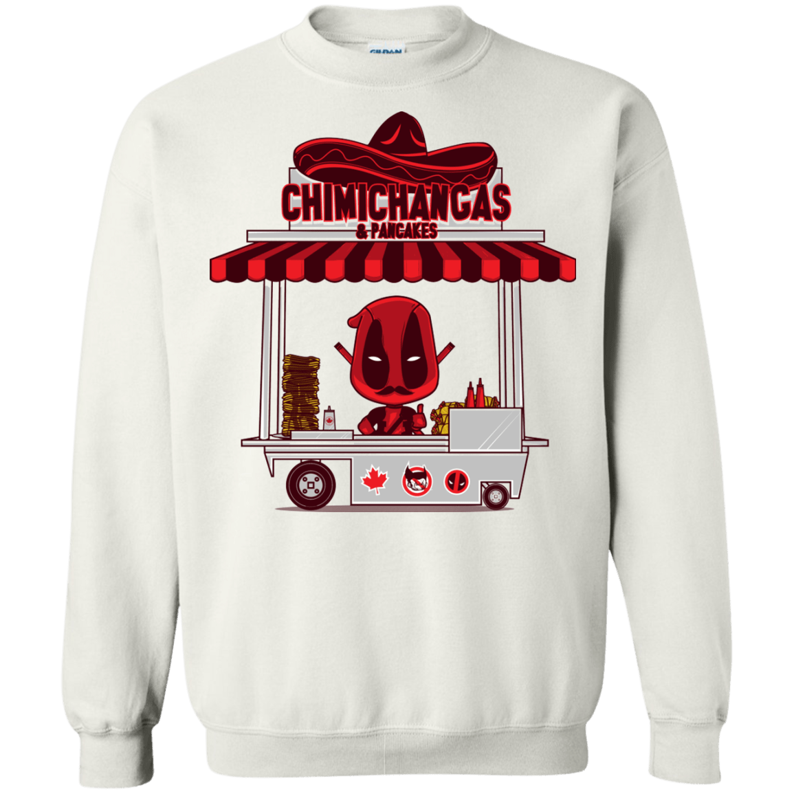 Sweatshirts White / S CHIMICHANGAS & PANCAKES Crewneck Sweatshirt