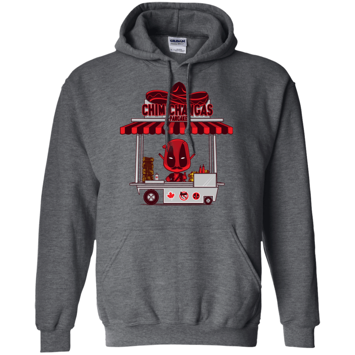 Sweatshirts Dark Heather / S CHIMICHANGAS & PANCAKES Pullover Hoodie