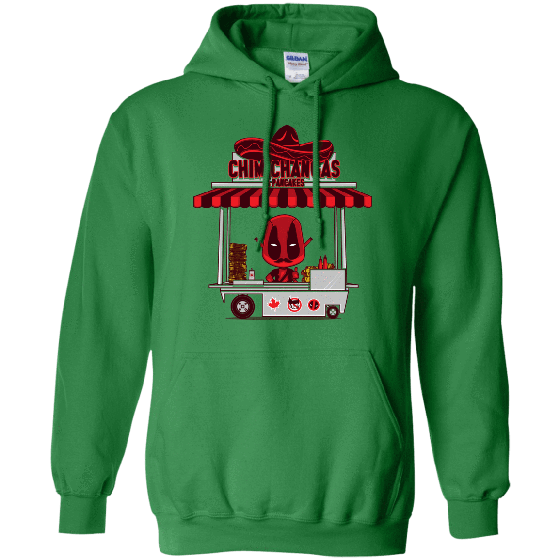 Sweatshirts Irish Green / S CHIMICHANGAS & PANCAKES Pullover Hoodie