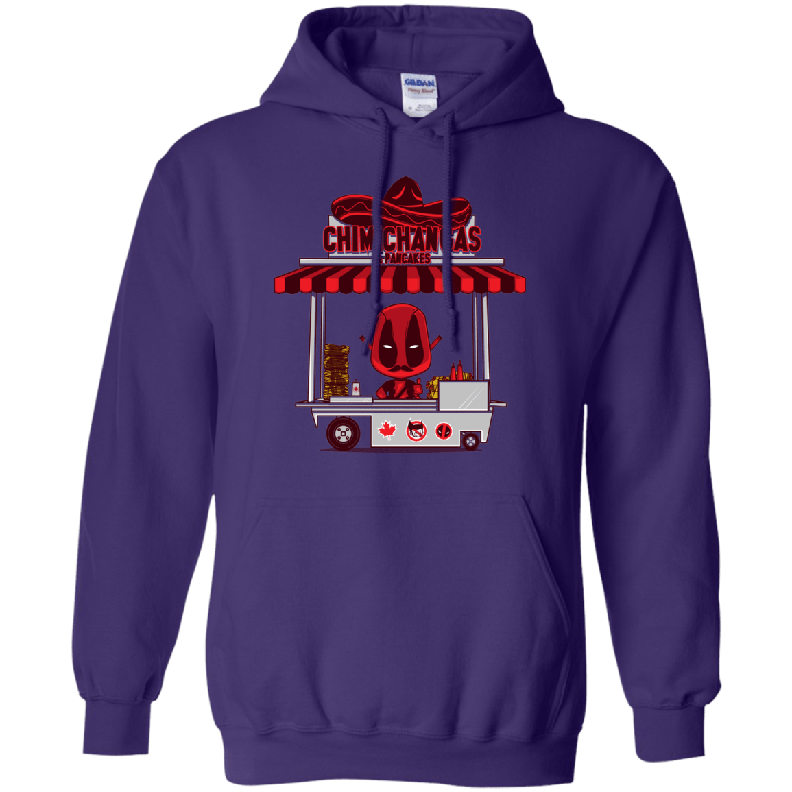Sweatshirts Purple / S CHIMICHANGAS & PANCAKES Pullover Hoodie