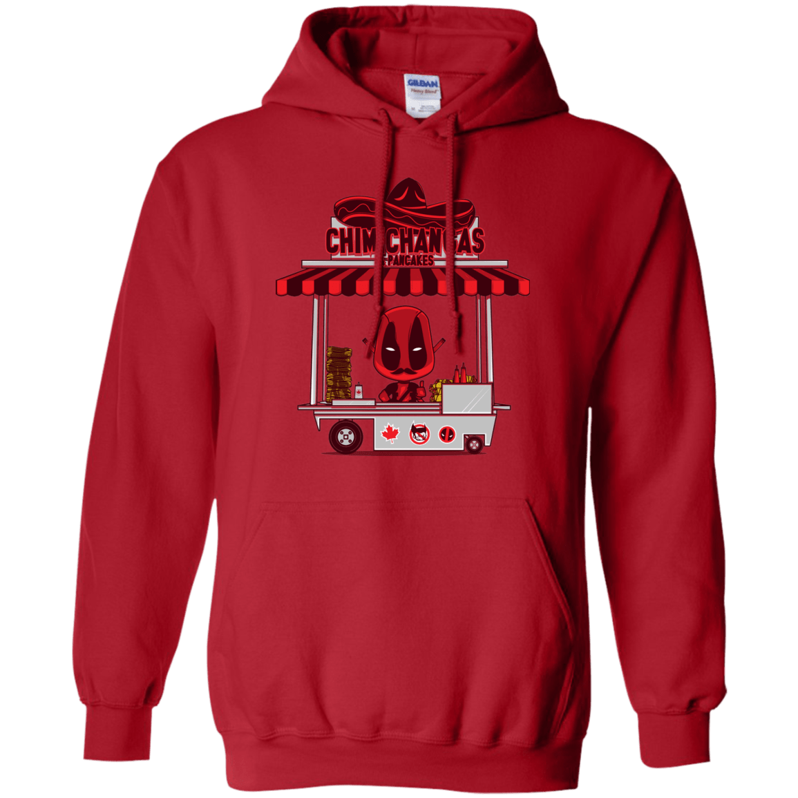 Sweatshirts Red / S CHIMICHANGAS & PANCAKES Pullover Hoodie