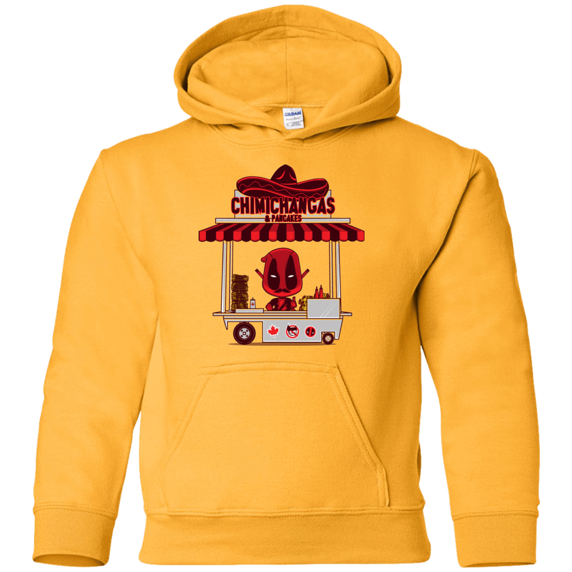 Sweatshirts Gold / YS CHIMICHANGAS & PANCAKES Youth Hoodie