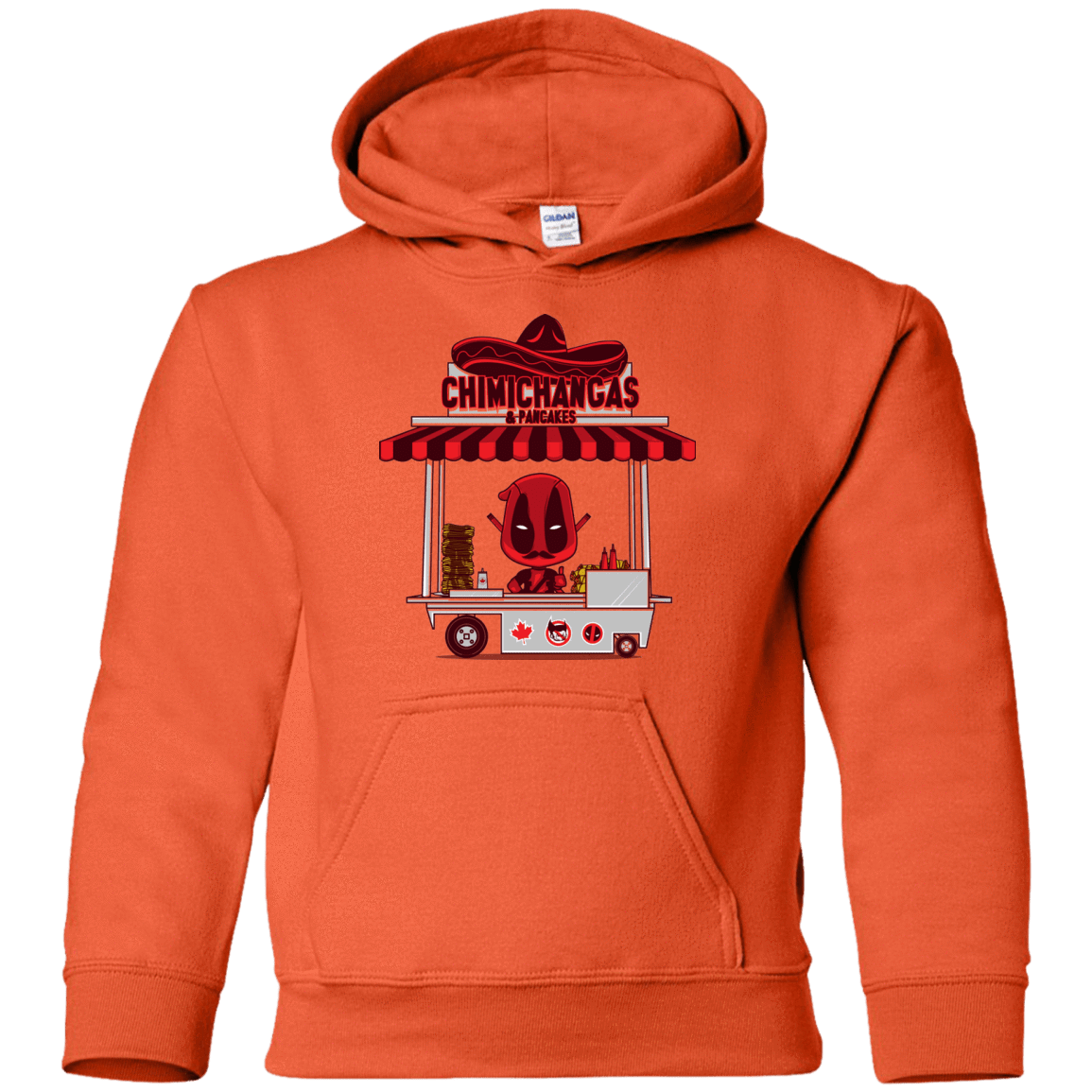 Sweatshirts Orange / YS CHIMICHANGAS & PANCAKES Youth Hoodie