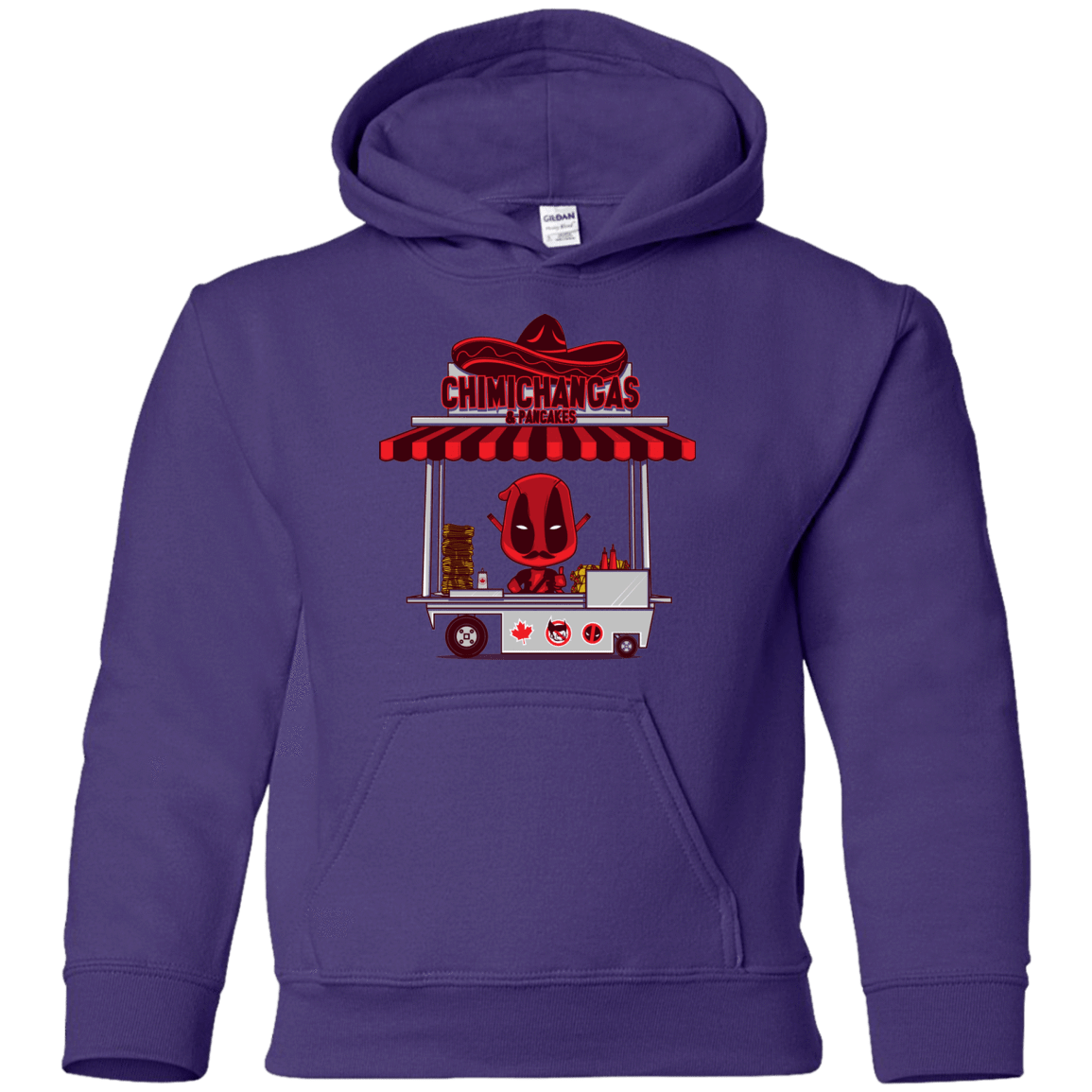 Sweatshirts Purple / YS CHIMICHANGAS & PANCAKES Youth Hoodie