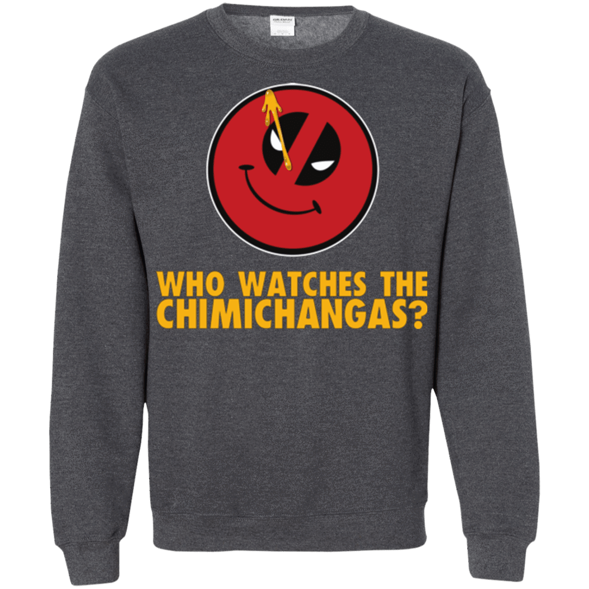 Sweatshirts Dark Heather / Small Chimichangas V4 Crewneck Sweatshirt