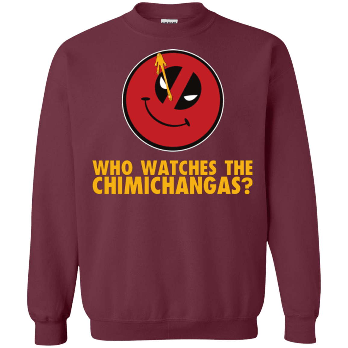 Sweatshirts Maroon / Small Chimichangas V4 Crewneck Sweatshirt