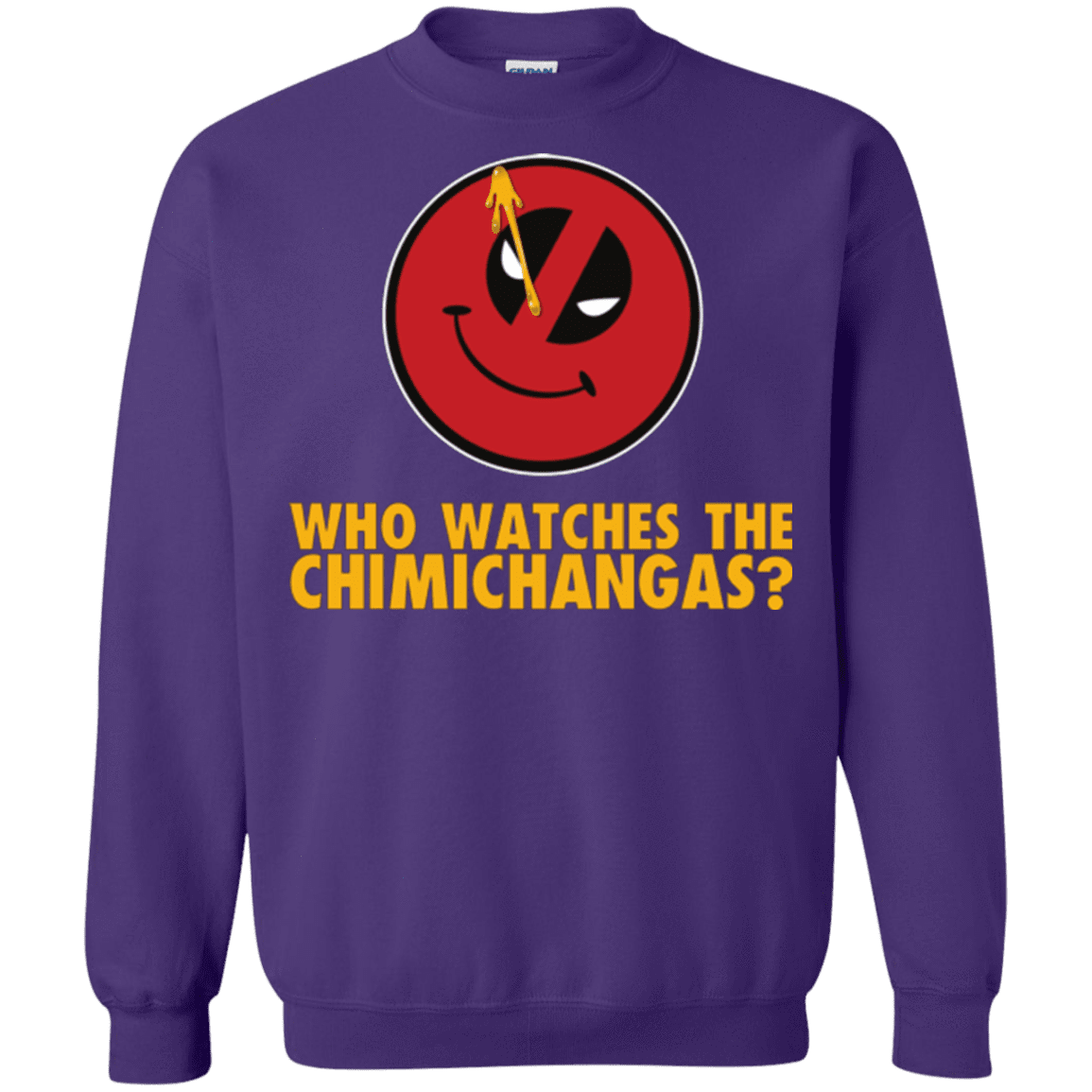 Sweatshirts Purple / Small Chimichangas V4 Crewneck Sweatshirt