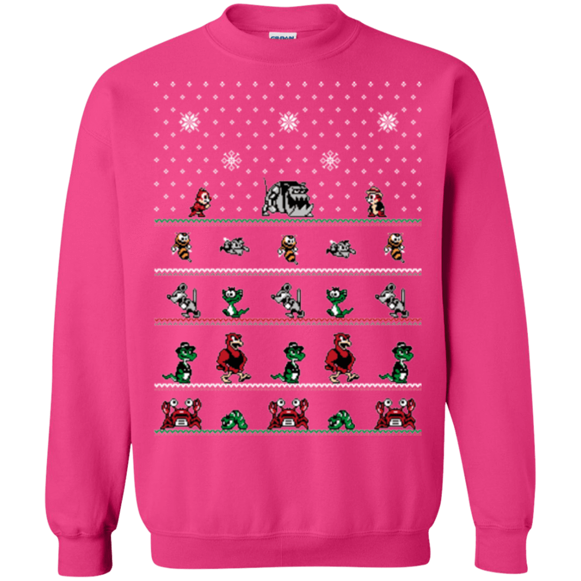 Sweatshirts Heliconia / Small Chip n Dale Christmas Rangers Crewneck Sweatshirt