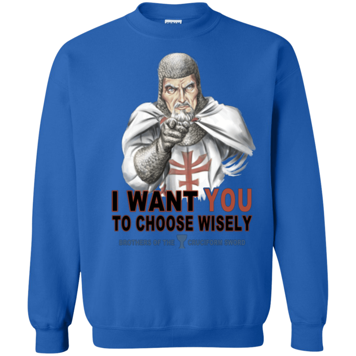 Sweatshirts Royal / Small Choose Wisely Crewneck Sweatshirt