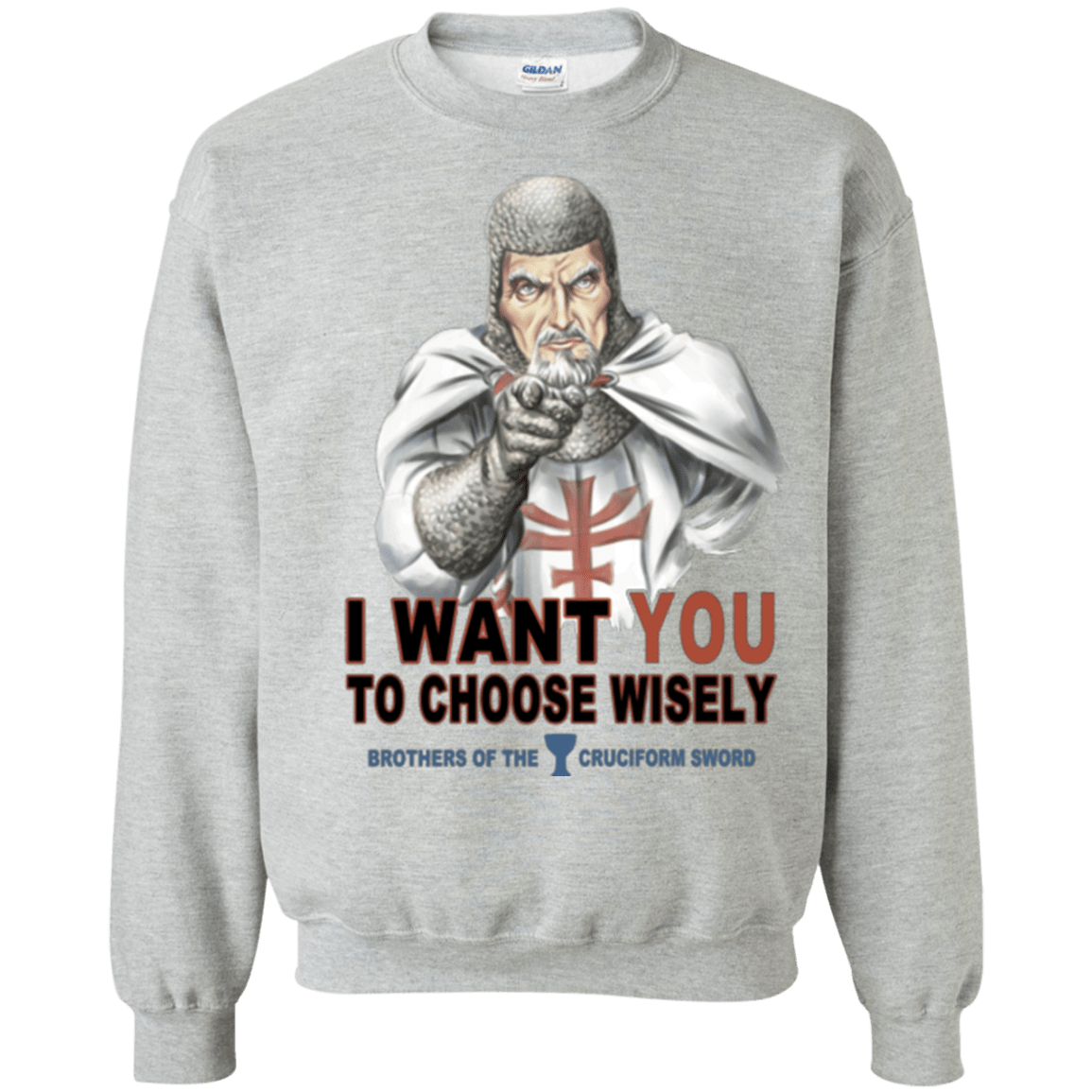 Sweatshirts Sport Grey / Small Choose Wisely Crewneck Sweatshirt