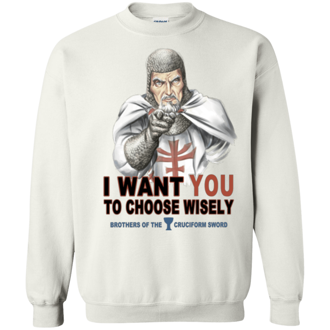 Sweatshirts White / Small Choose Wisely Crewneck Sweatshirt