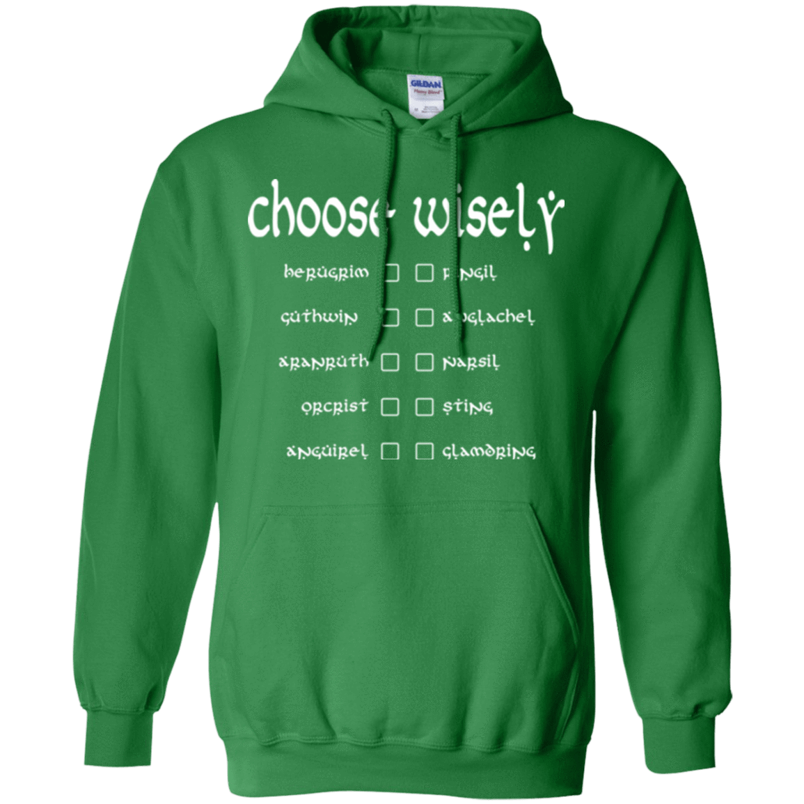 Sweatshirts Irish Green / Small Choose wisely Pullover Hoodie