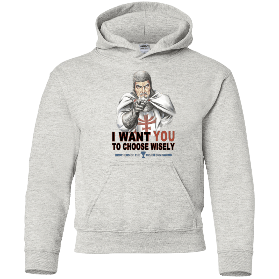 Sweatshirts Ash / YS Choose Wisely Youth Hoodie