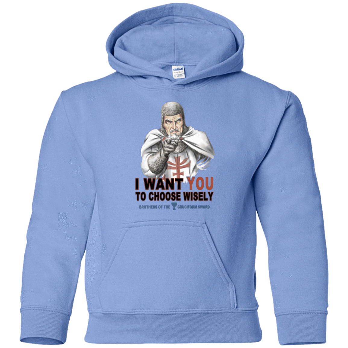 Sweatshirts Carolina Blue / YS Choose Wisely Youth Hoodie