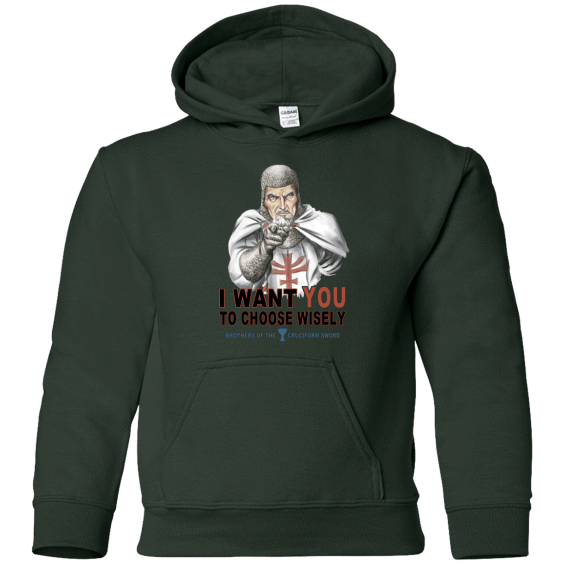 Sweatshirts Forest Green / YS Choose Wisely Youth Hoodie