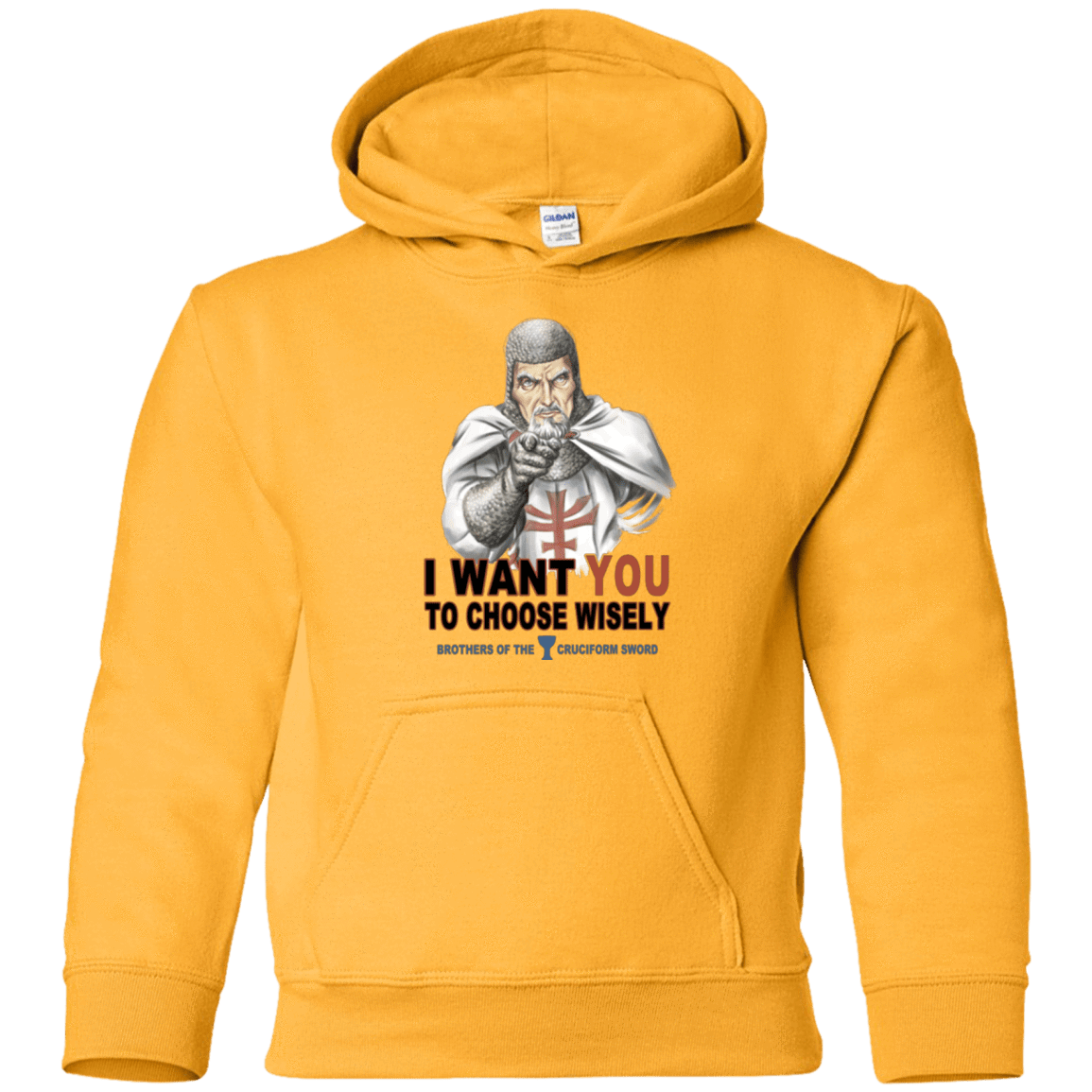 Sweatshirts Gold / YS Choose Wisely Youth Hoodie